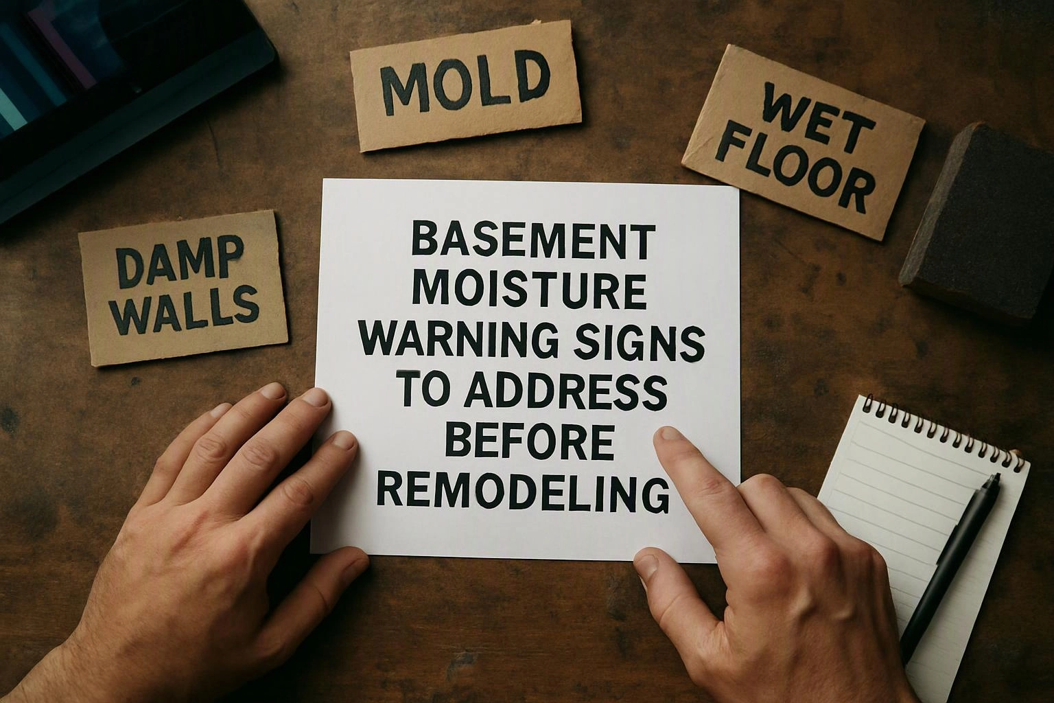 Basement Moisture Warning Signs to Address Before Remodeling