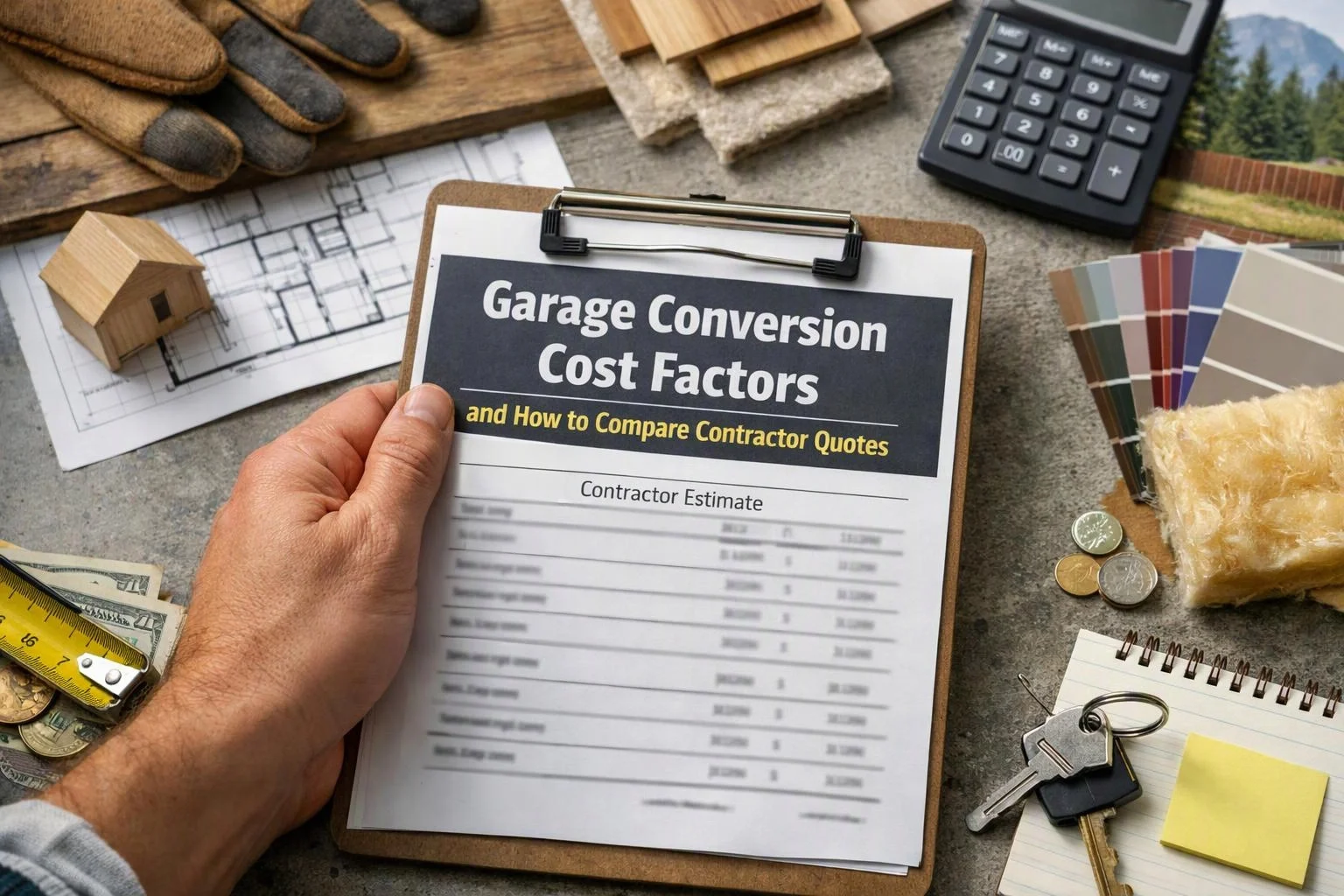 Garage Conversion Cost Factors and How to Compare Contractor Quotes — North Bend, Washington