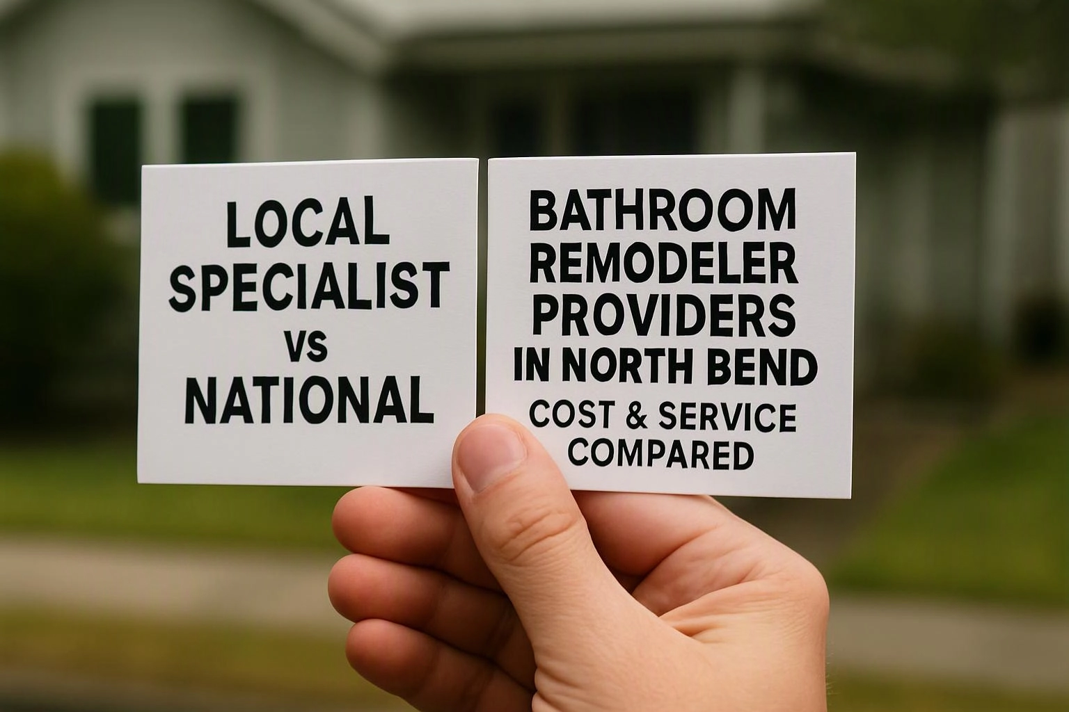 Local Specialist vs National Bathroom remodeler Providers in North Bend: Cost & Service Compared