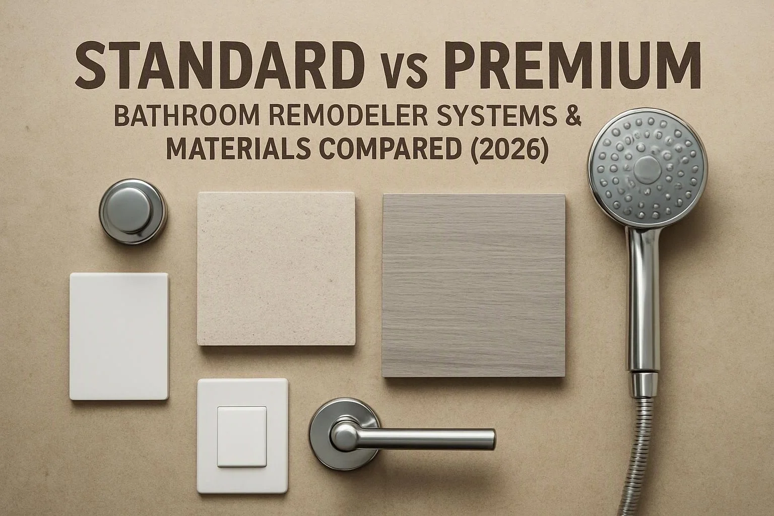 Standard vs Premium Bathroom remodeler Systems & Materials Compared (2026)