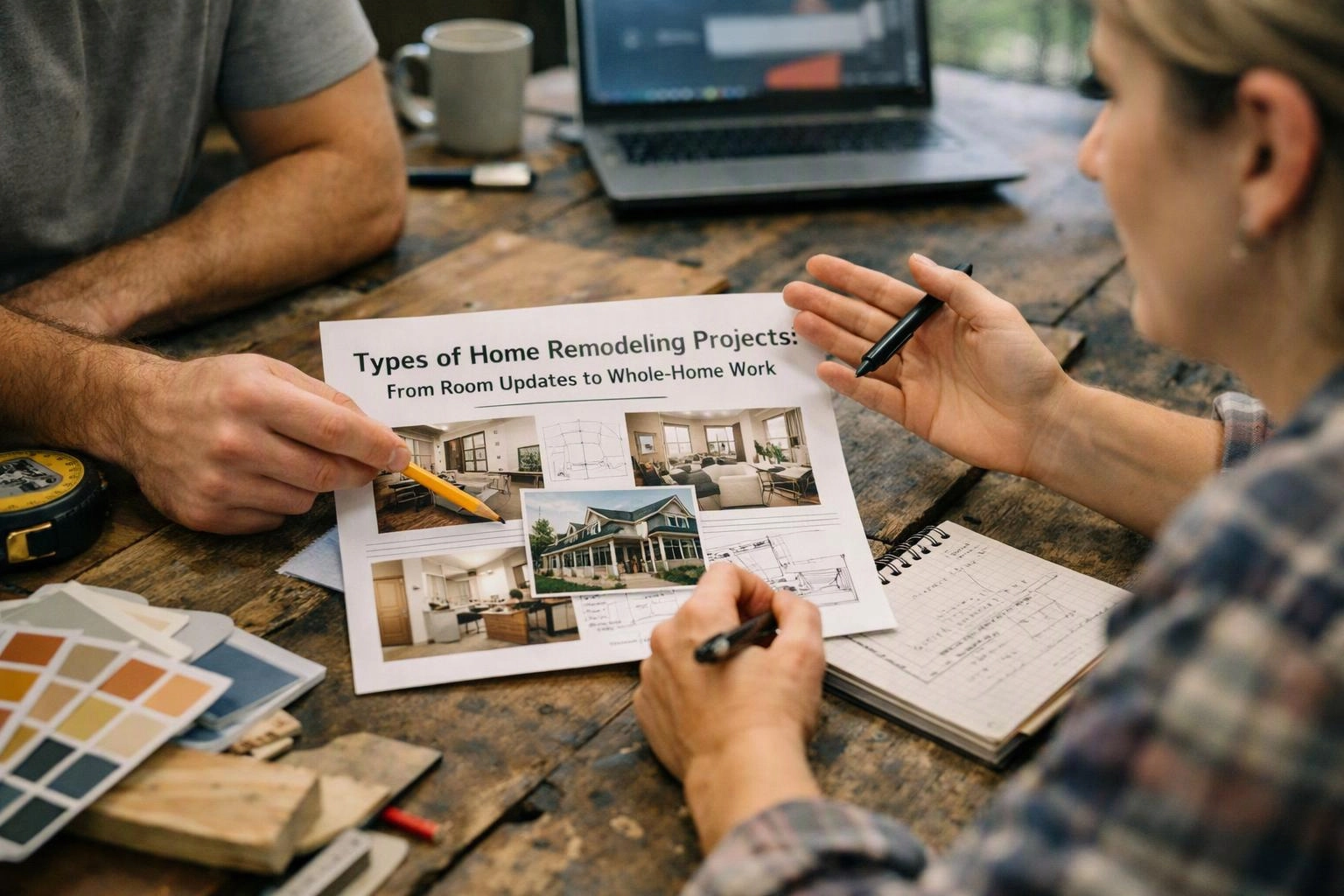 Types of Home Remodeling Projects: From Room Updates to Whole-Home Work